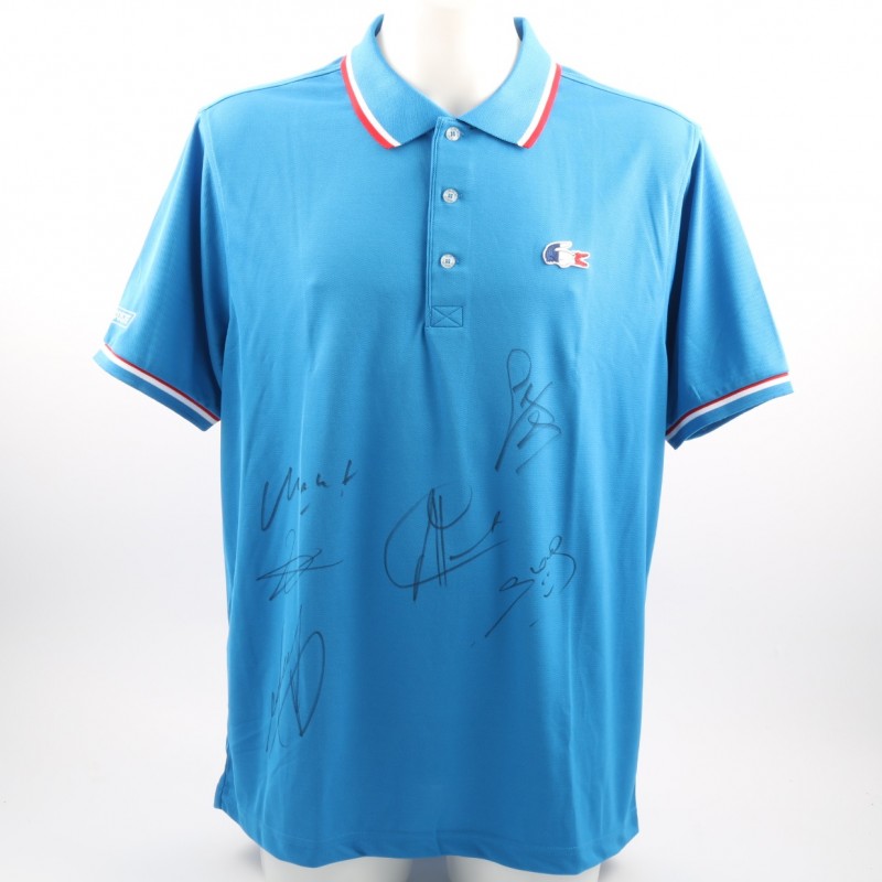 Official French Tennis Federation Shirt, Signed by the Players 