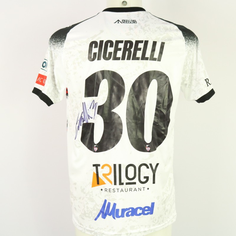 Cicerelli's Unwashed Signed Shirt, Avellino vs Catania 2024