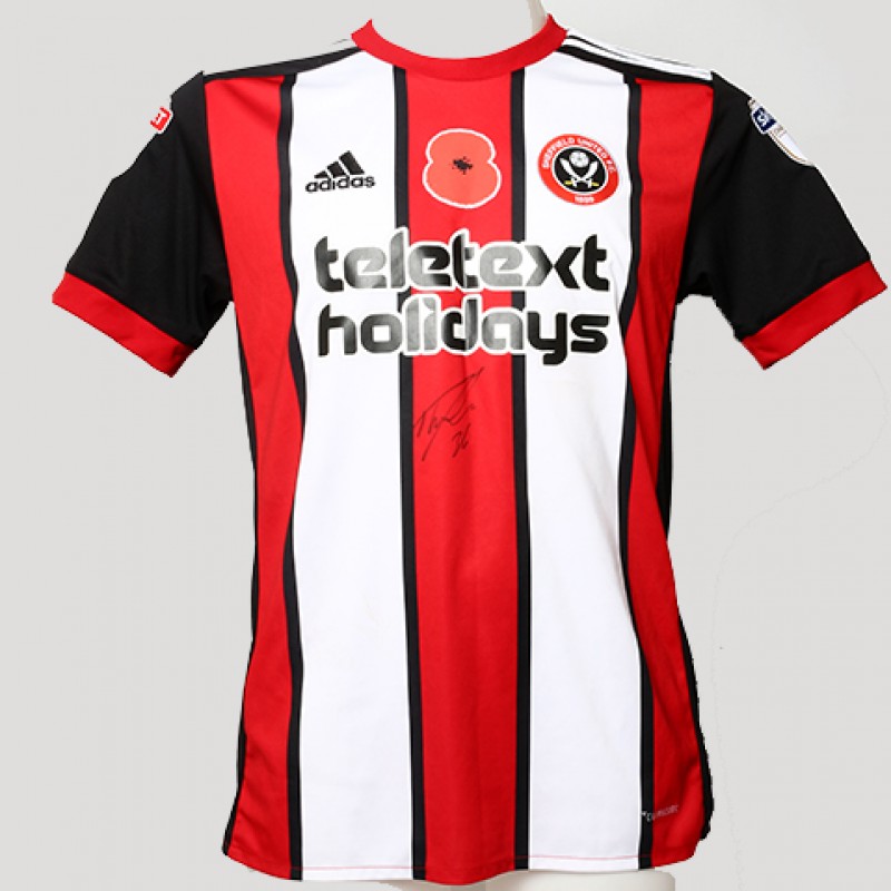 Signed Poppy shirt from Sheffield United's David Brooks