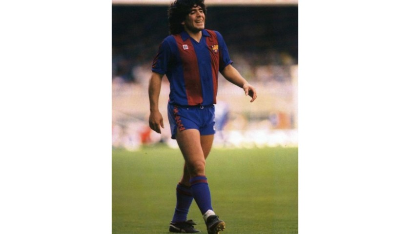 Maradona's FC Barcelona Signed Shirt, 1982 