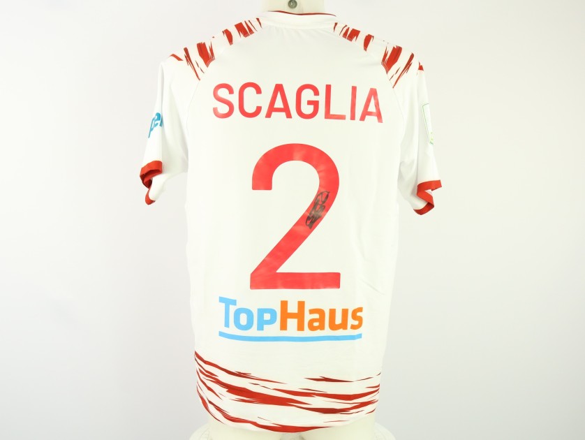 Maglia Scaglia unwashed Sudtirol vs Cittadella 2024 - Autografata