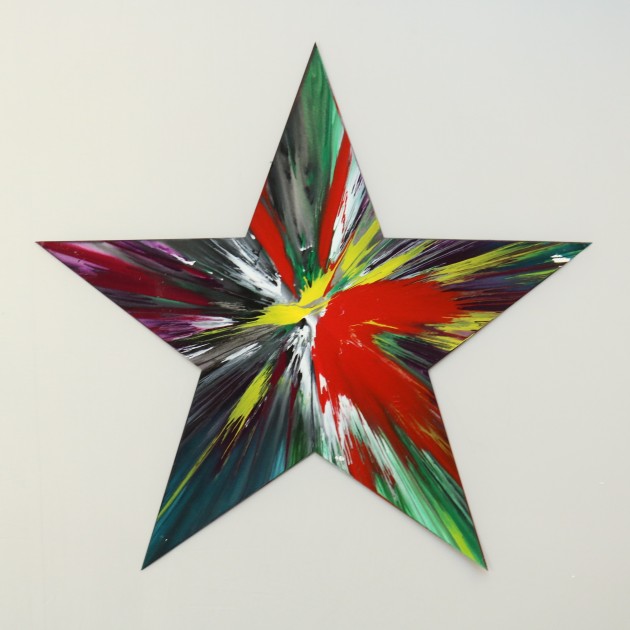 Damien Hirst "Star Spin Painting"