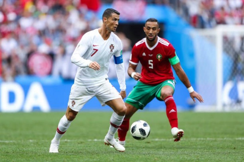 Benatia's Match Shirt, Portugal-Morocco WC 2018