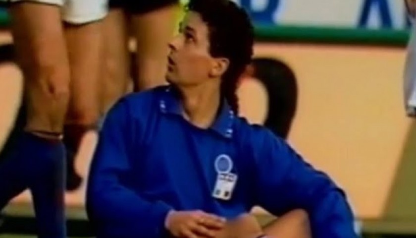Roberto Baggio's 1991/92 Italy Match Shirt