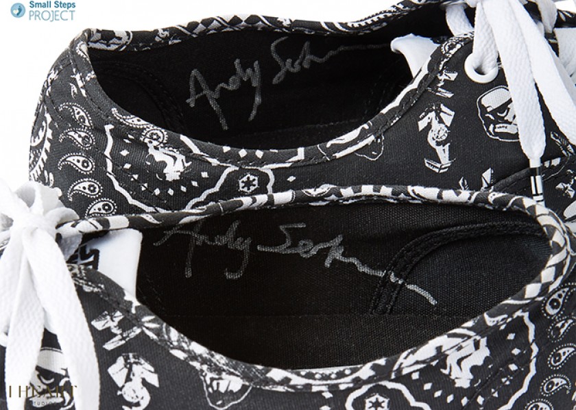 Andy Serkis' Autographed Vans from his Personal Collection