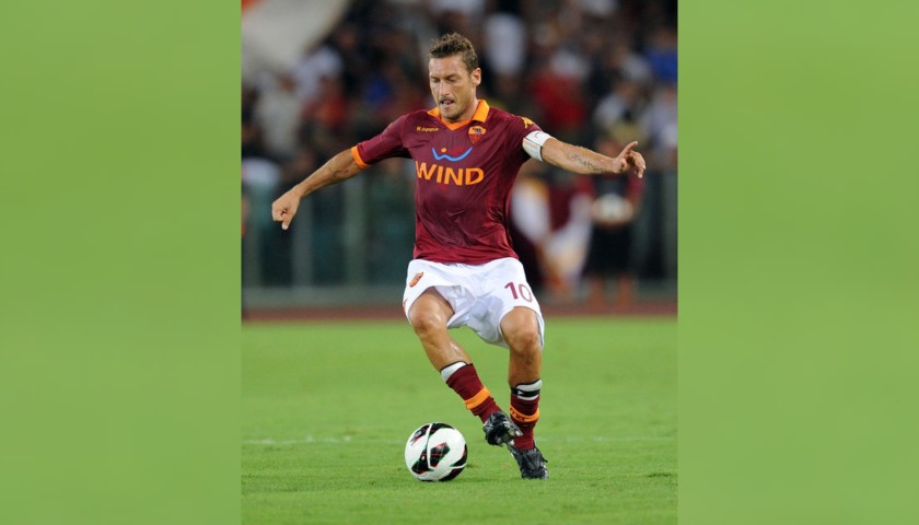 Totti's Official Roma Signed Shorts, 2012/13