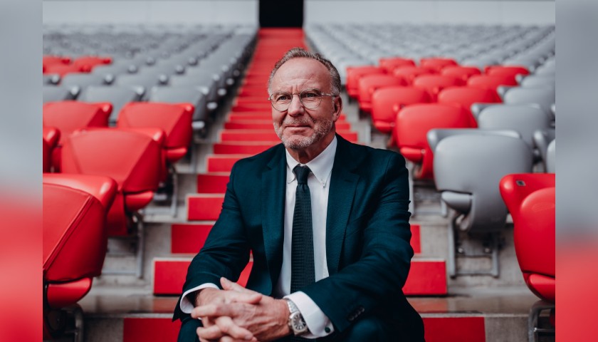 Official Bayern Munich Shirt, 2018/19 - Signed by Rummenigge