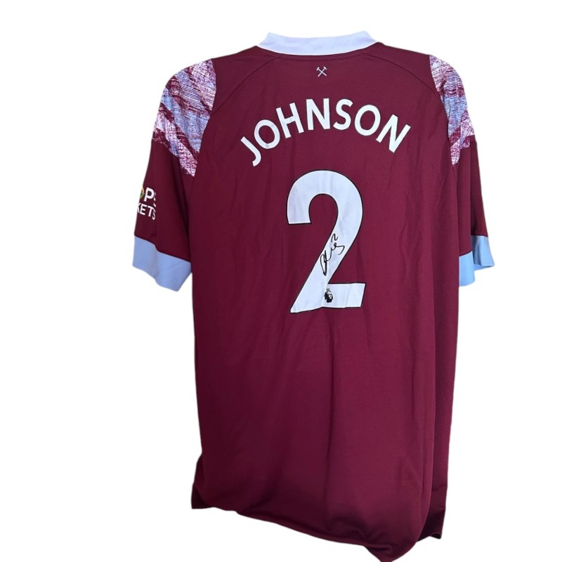 Maglia ufficiale firmata da Ben Johnson per il West Ham 2022/23