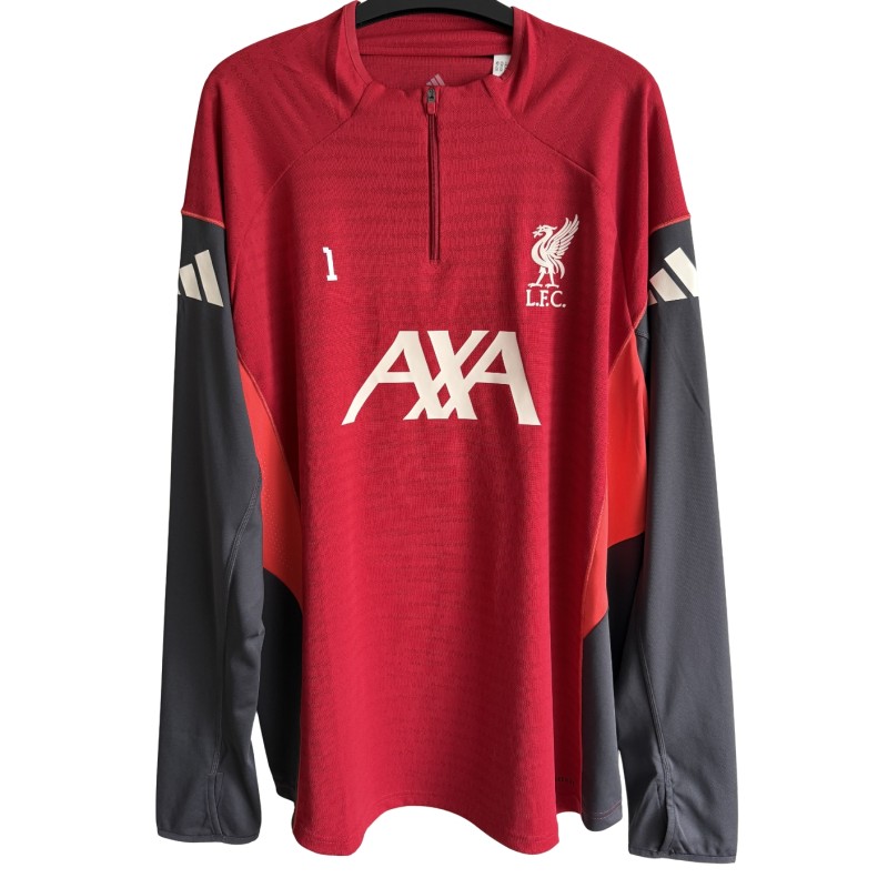 2025/26 Adidas Liverpool FC Match Player Issue Alisson Becker Training Sweatshirt