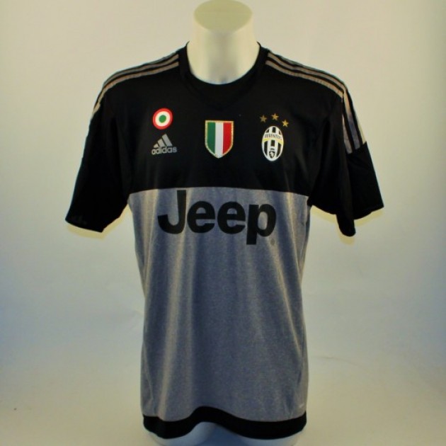 Neto Juventus shirt, issued/worn Serie A 2015/2016