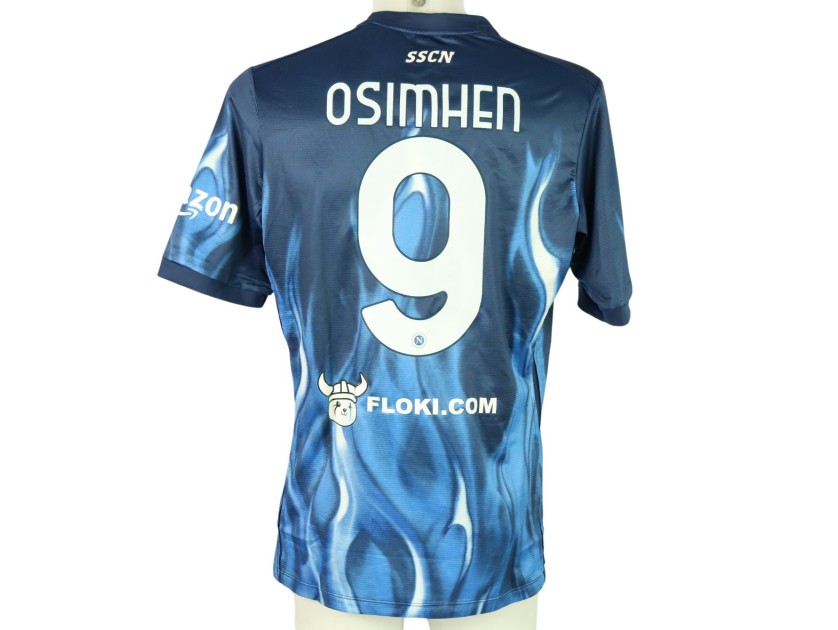 Osimhen's Napoli Match Shirt, 2021/22