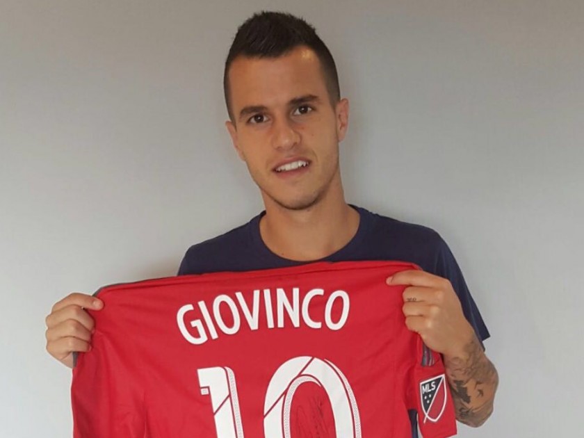 Match worn Giovinco Toronto shirt, MLS 16/17 - signed