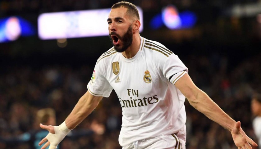 Benzema's Official Real Madrid Signed Shirt, 2019/20 