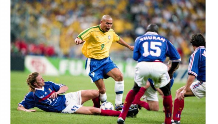 Ronaldo Nazario Signed Brazil National Team Shirt - CharityStars