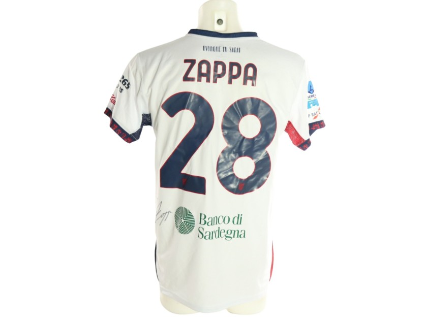 Maglia Zappa Unwashed Pisa vs Cagliari, 2026 - Autografata