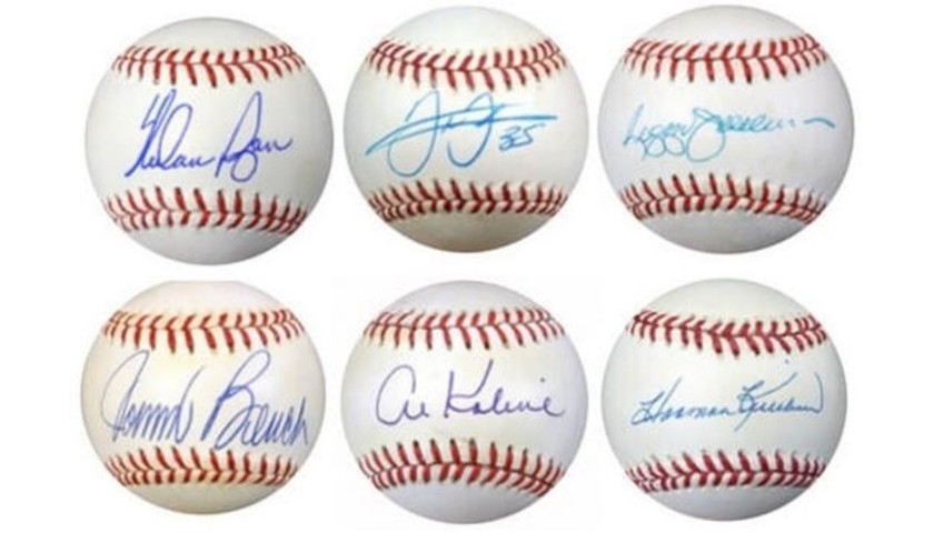 Baseball Legends Mystery Box: Hand Signed Baseball