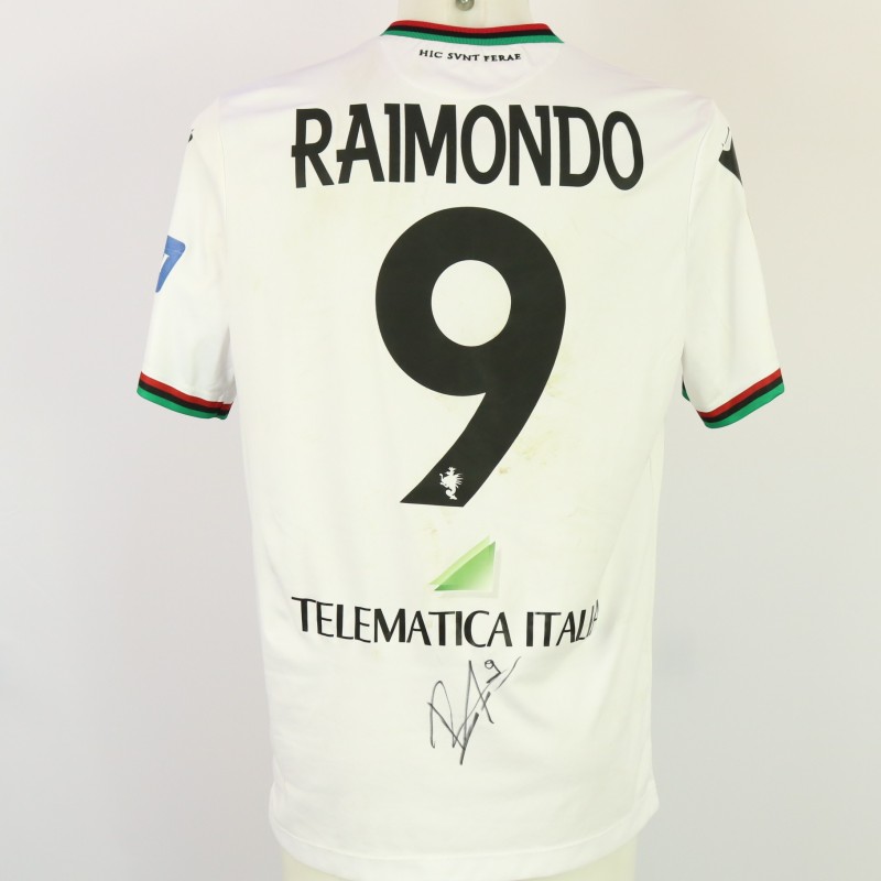Raimondo's unwashed Signed Shirt, Reggiana vs Ternana 2024 