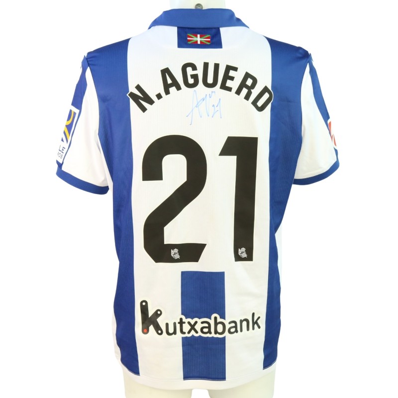 Maglia Aguerd Unwashed Real Sociedad vs Real Betis 2024 - Autografata