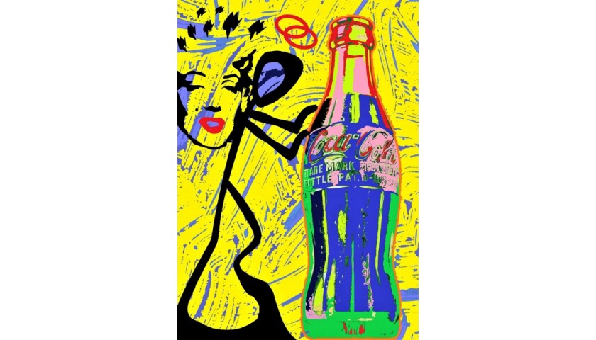  "The Saint Marilyn-Cola" Original Limited Edition Board by John Efrem