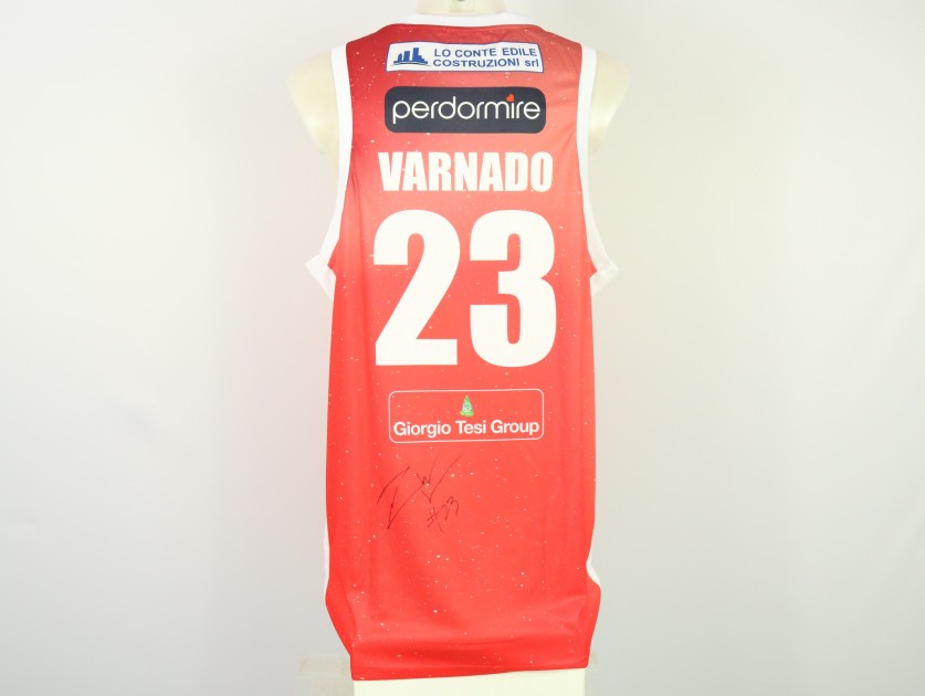 Varnado's Signed Unwashed Kit, Vanoli Basket Cremona vs Estra Pistoia 2024