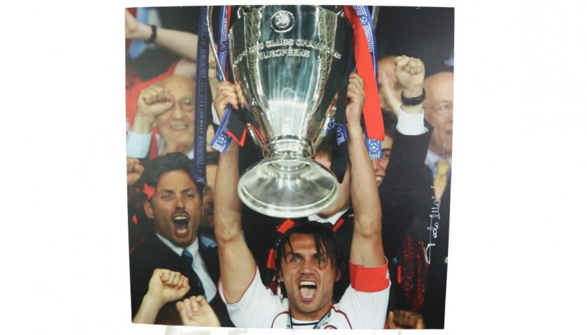 Paolo Maldini Signed Picture