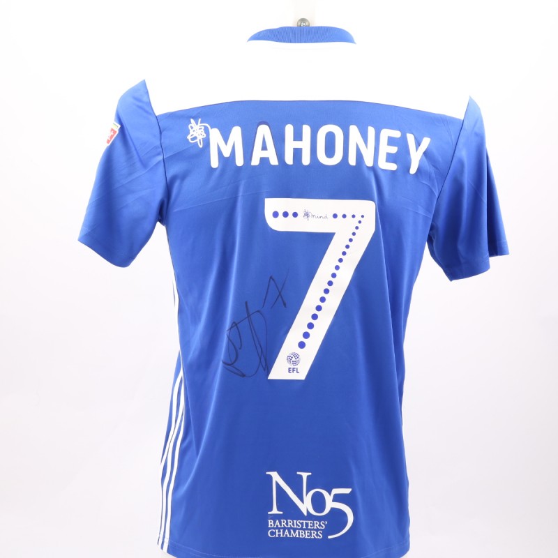 Mahoney's Birmingham City FC Worn and Signed Poppy Shirt