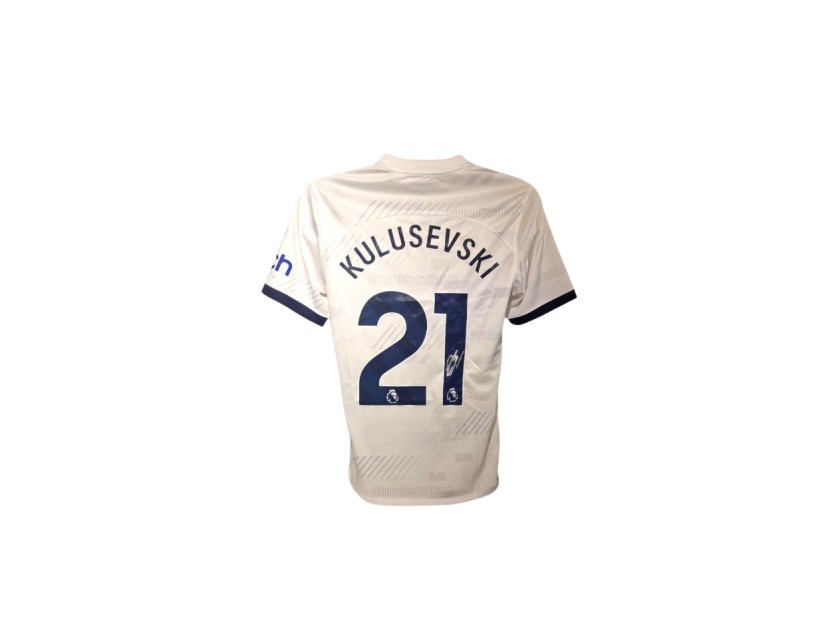 Maglia ufficiale firmata Dejan Kulusevski Tottenham FC 2023/24