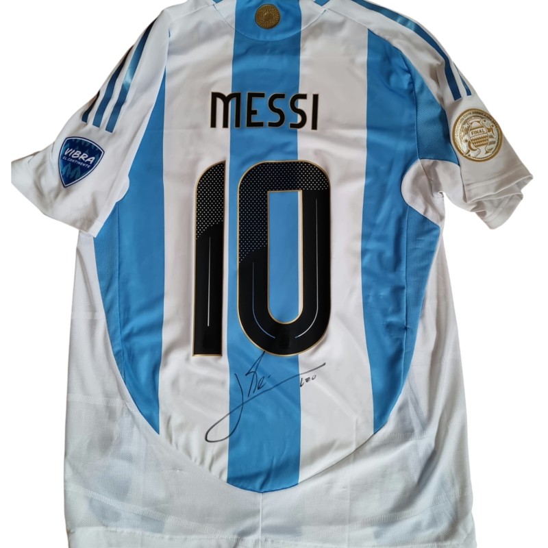 Messi's Official Issued Shirt, Argentina vs Colombia 2024