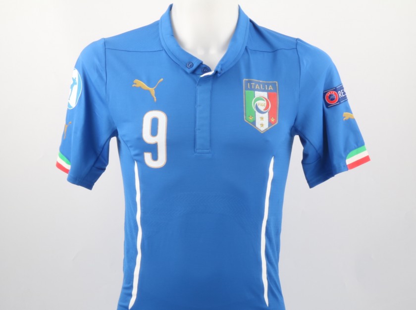 Belotti Match issued/worn Shirt, U.21 Euro 2015