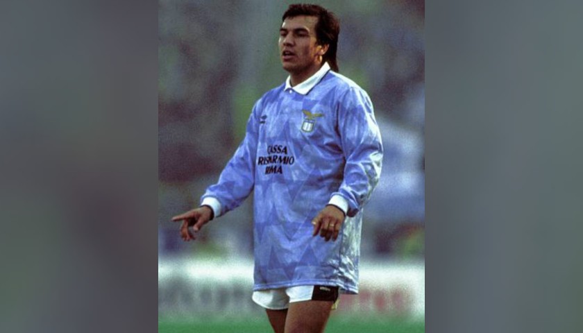 Lazio Training Shirt, 1989/90 - Signed by Sosa