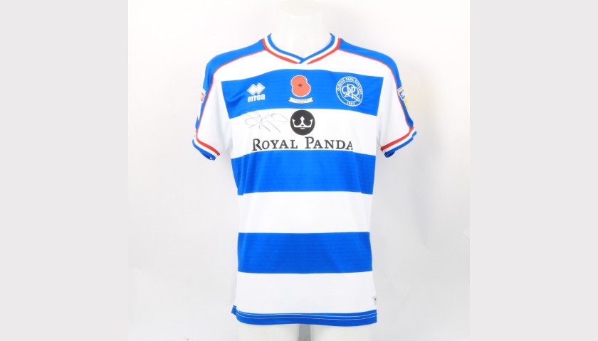 Cameron's Queens Park Rangers Match-Issued Signed Poppy Shirt 