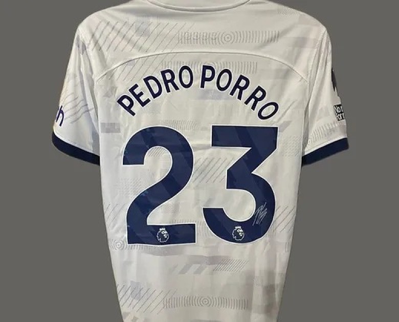 Pedro Porro's Tottenham FC 2023/24 Signed Shirt