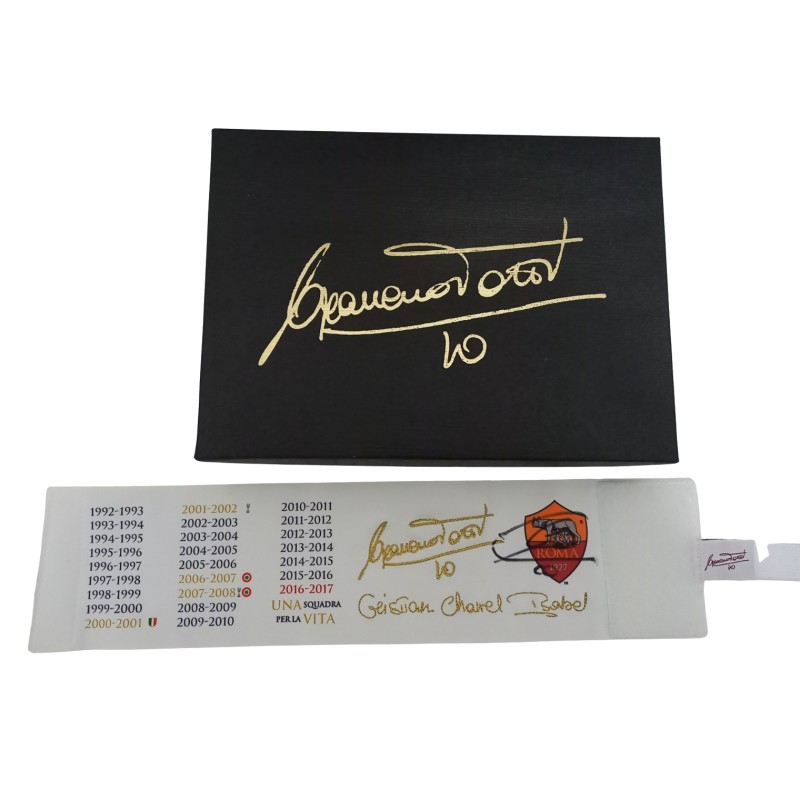 Totti's Limited Edition Signed Captain's Armband Box