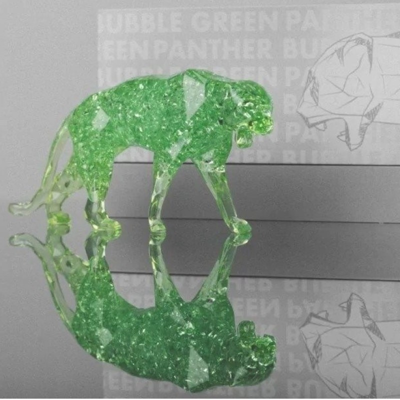 "Panther Bubble (Green)" by Richard Orlinski