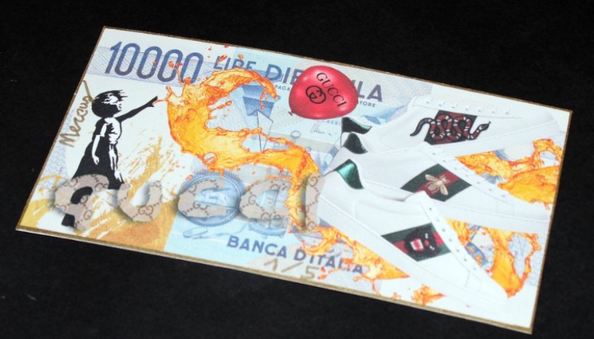 "Banksy Vs Gucci" Banknote by Mercury