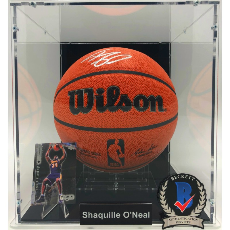 Shaquille O'Neal Signed and Framed NBA Basketball 