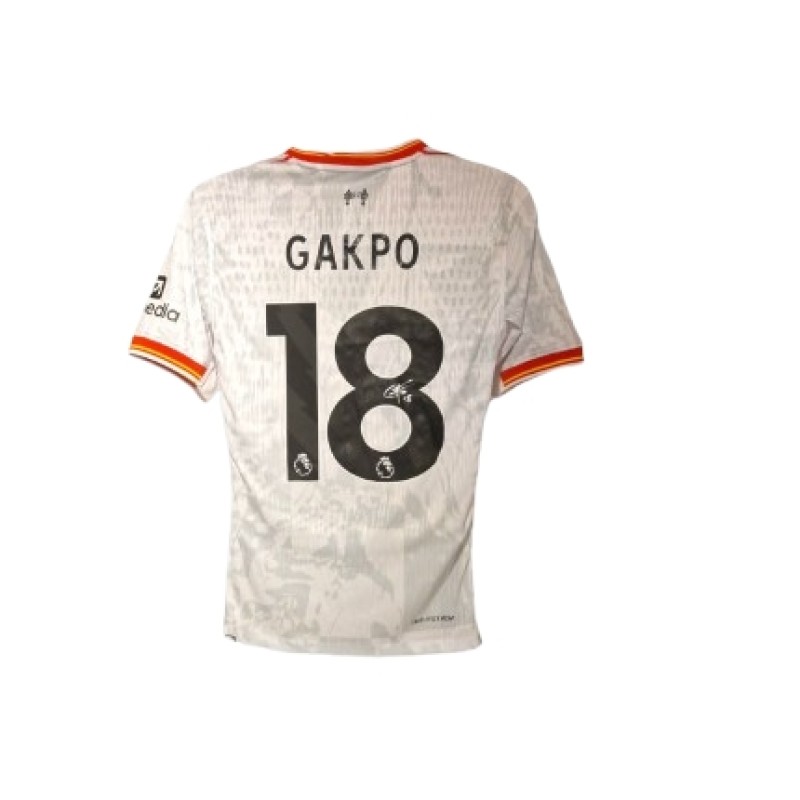 Maglia third replica Liverpool 2024/25 firmata da Cody Gakpo