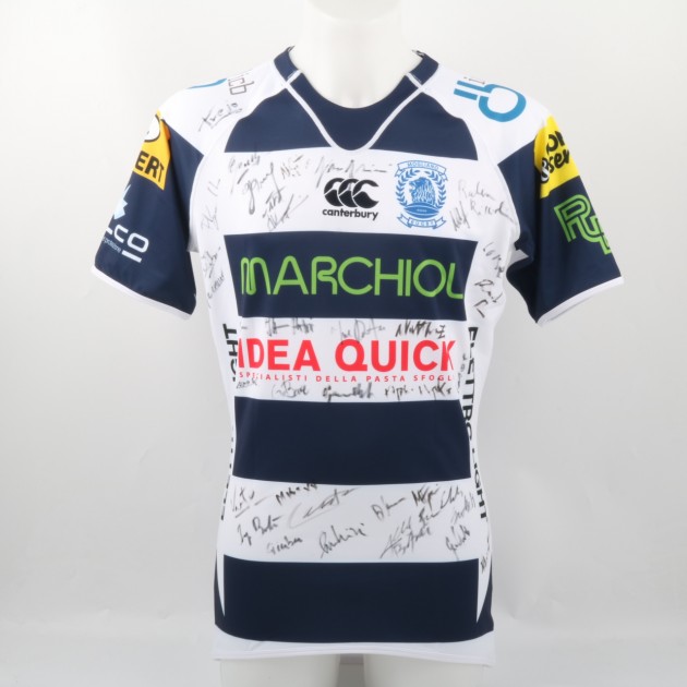Canterbury Rugby Mogliano shirt - Signed by the players