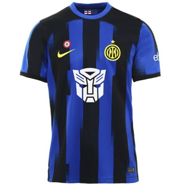 Lautaro's Inter Shirt, "Transformers Special Edition", Signed with personalized Dedication