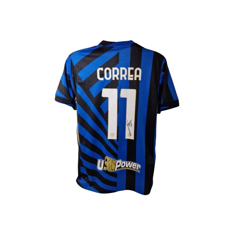 Joaquin Correa Signed Inter Milan 2024-25 Home Football Shirt