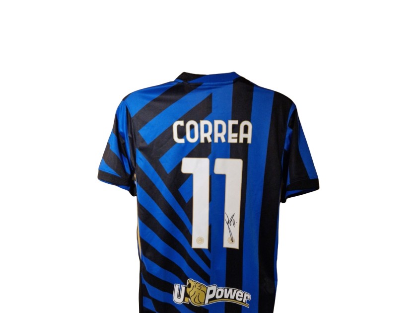 Joaquin Correa Signed Inter Milan 2024-25 Home Football Shirt
