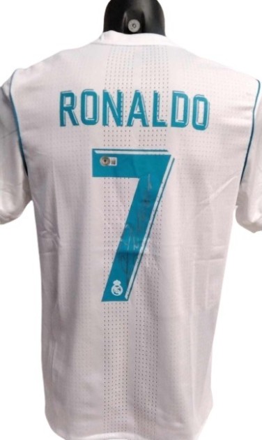 Cristiano Ronaldo Replica Real Madrid Signed Shirt, UCL Final Kyiv 2018