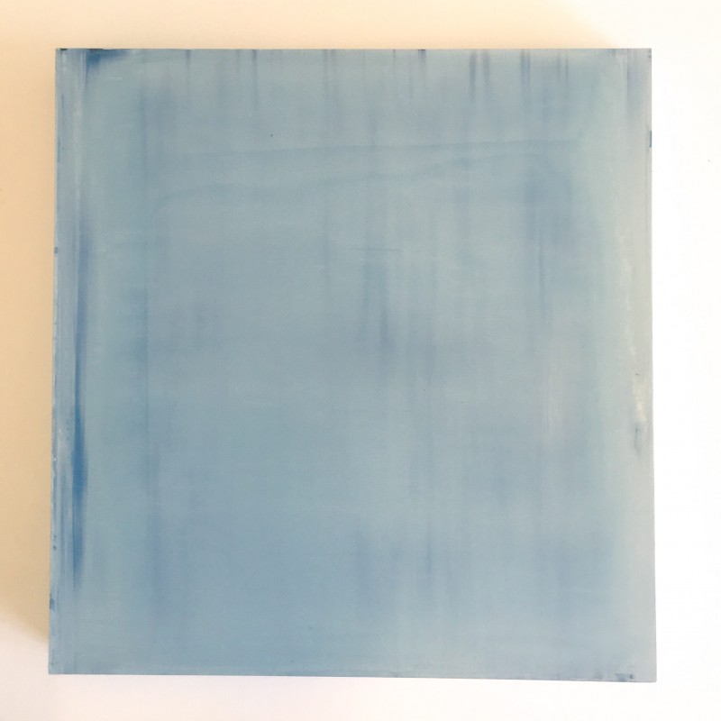 "Untitled" Blue Artwork by Willy De Sauter