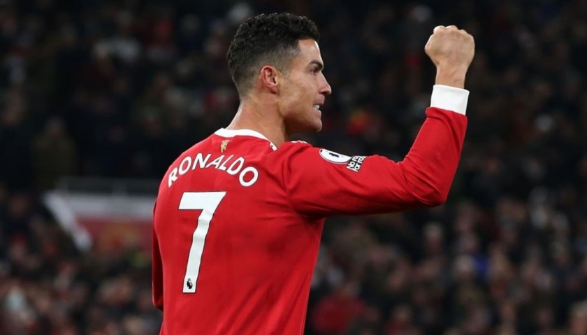 Cristiano Ronaldo's Manchester United 2021/22 Signed Shirt