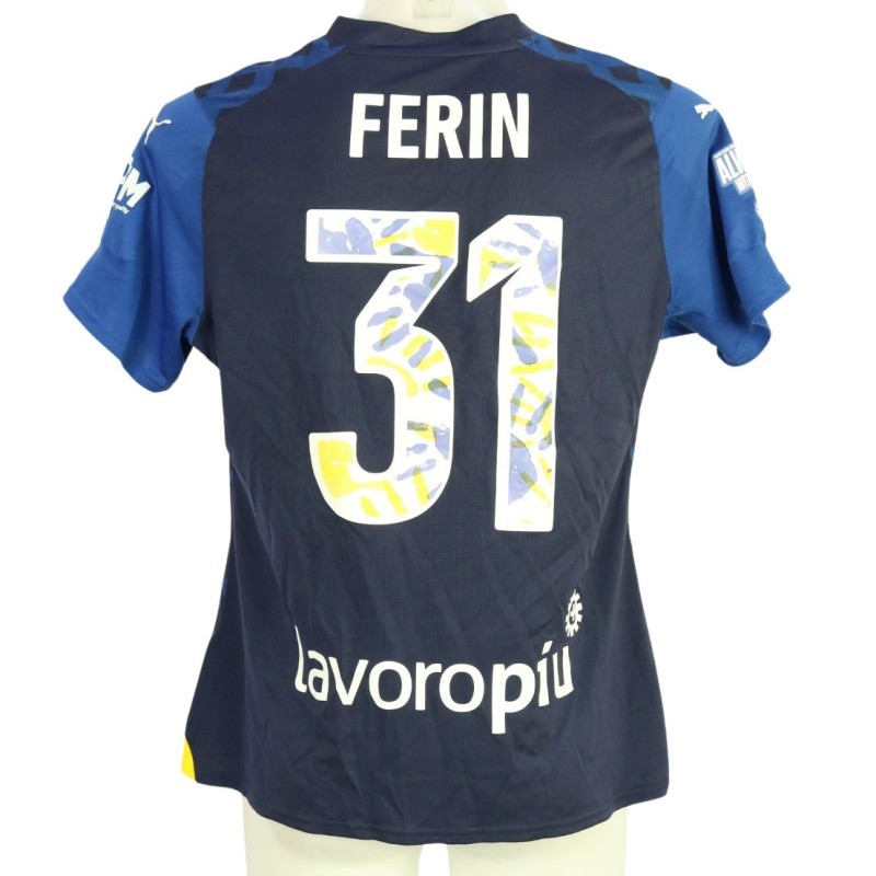 Ferin's Unwashed Shirt, Parma vs Ravenna Women 2024 - Patch Always With Blue