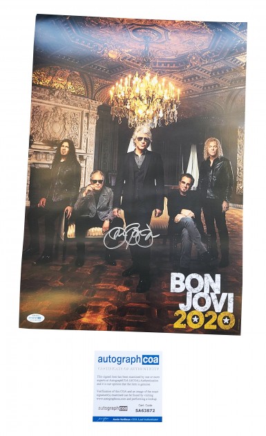 Jon Bon Jovi Signed Poster