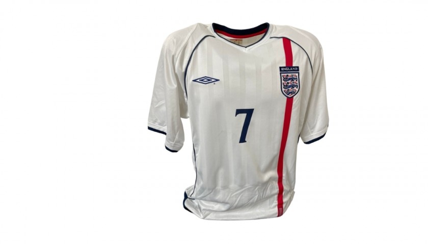 Lot 201 - David Beckham Signed Vintage England Shirt