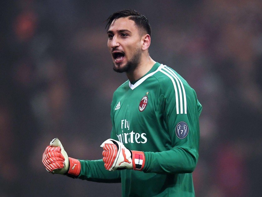 Donnarumma's AC Milan Match Shirt, 2017/18