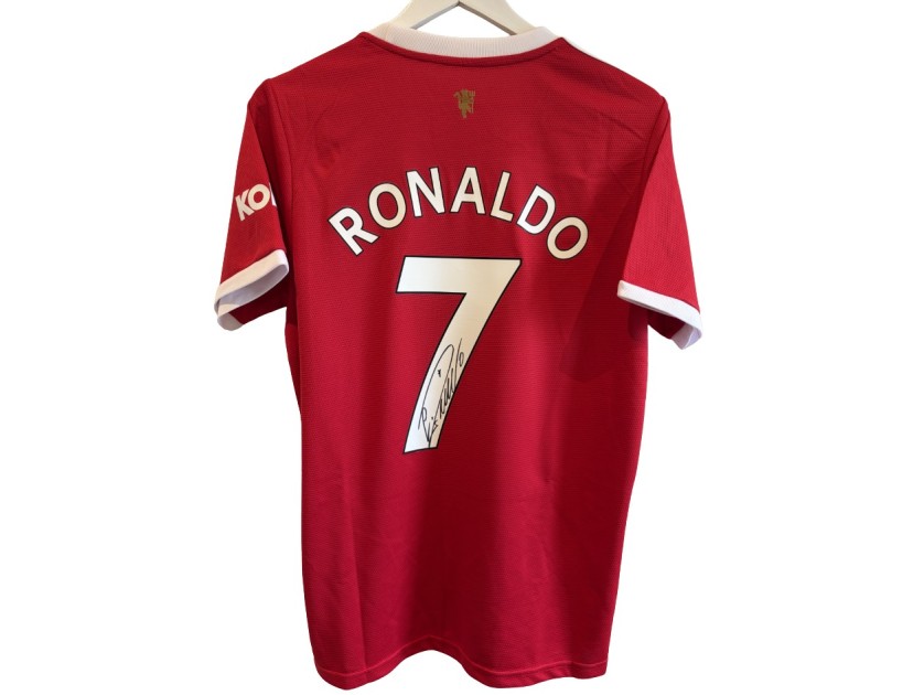 Cristiano Ronaldo's Manchester United 2021/22 Signed Shirt 