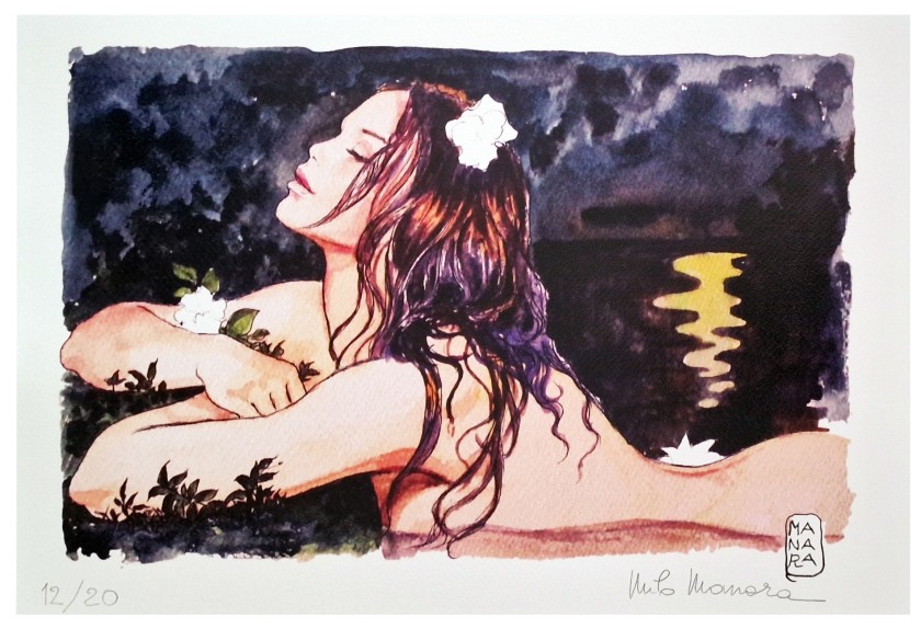 Milo Manara - Limited Edition Print in 20 Copies